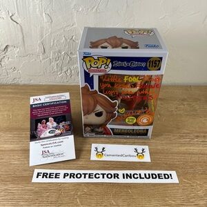 Mereoleona Glow Funko Pop #1157 Black Clover COA Signed Autograph NEAR MINT